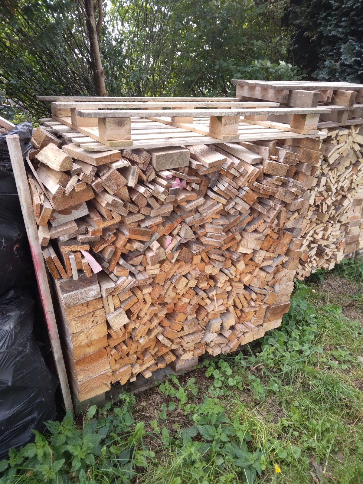 brand hout, Ophalen