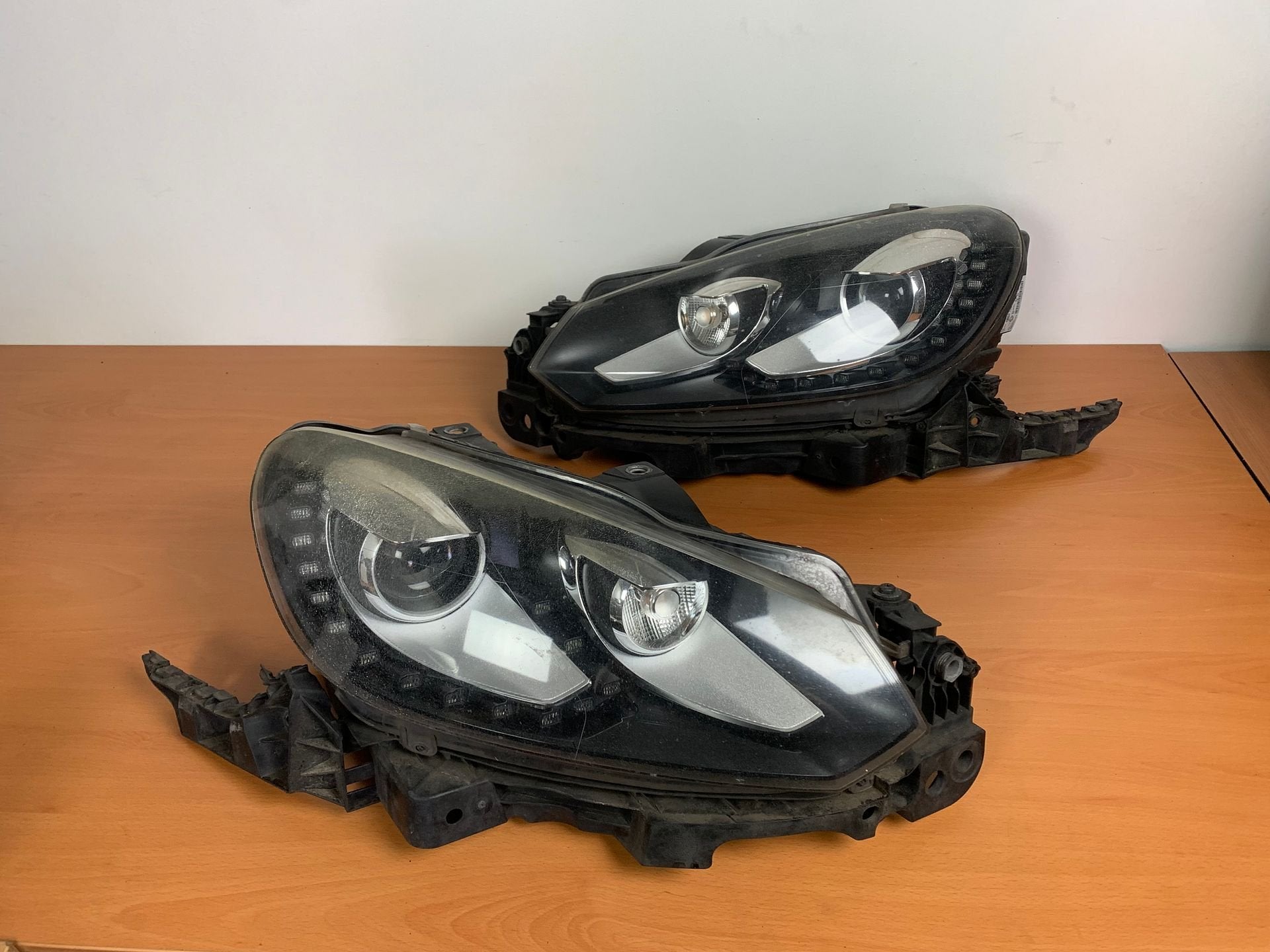 koplamp set vw golf VI 2008 tot 2013 xenon led origineel, Auto-onderdelen, Gebruikt, -, Volkswagen, -