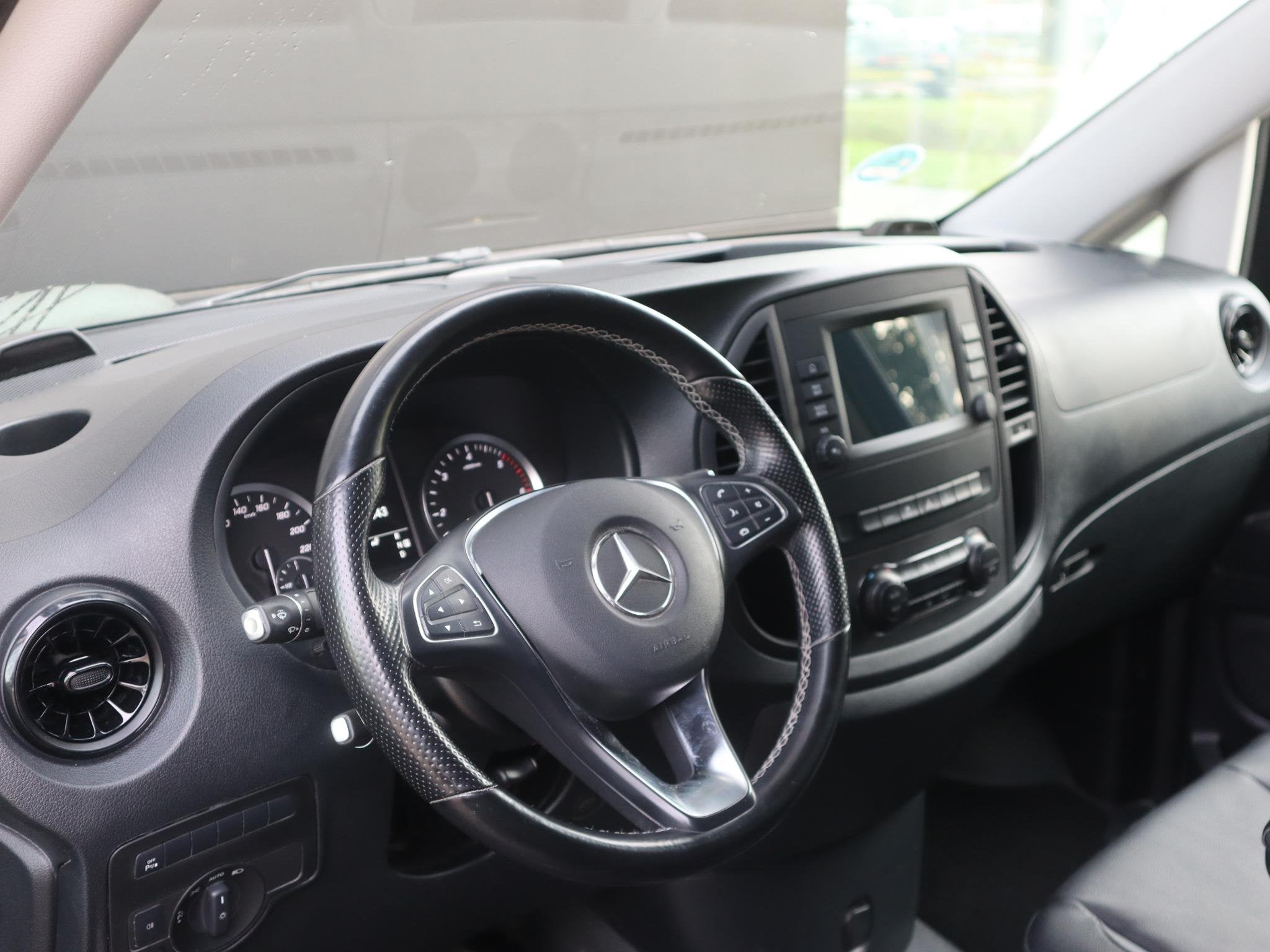 Mercedes-Benz Vito 116 CDI LANG LED LM VELGEN, Auto's, 4 deurs, 4 cilinders, 2500 kg, Zwart
