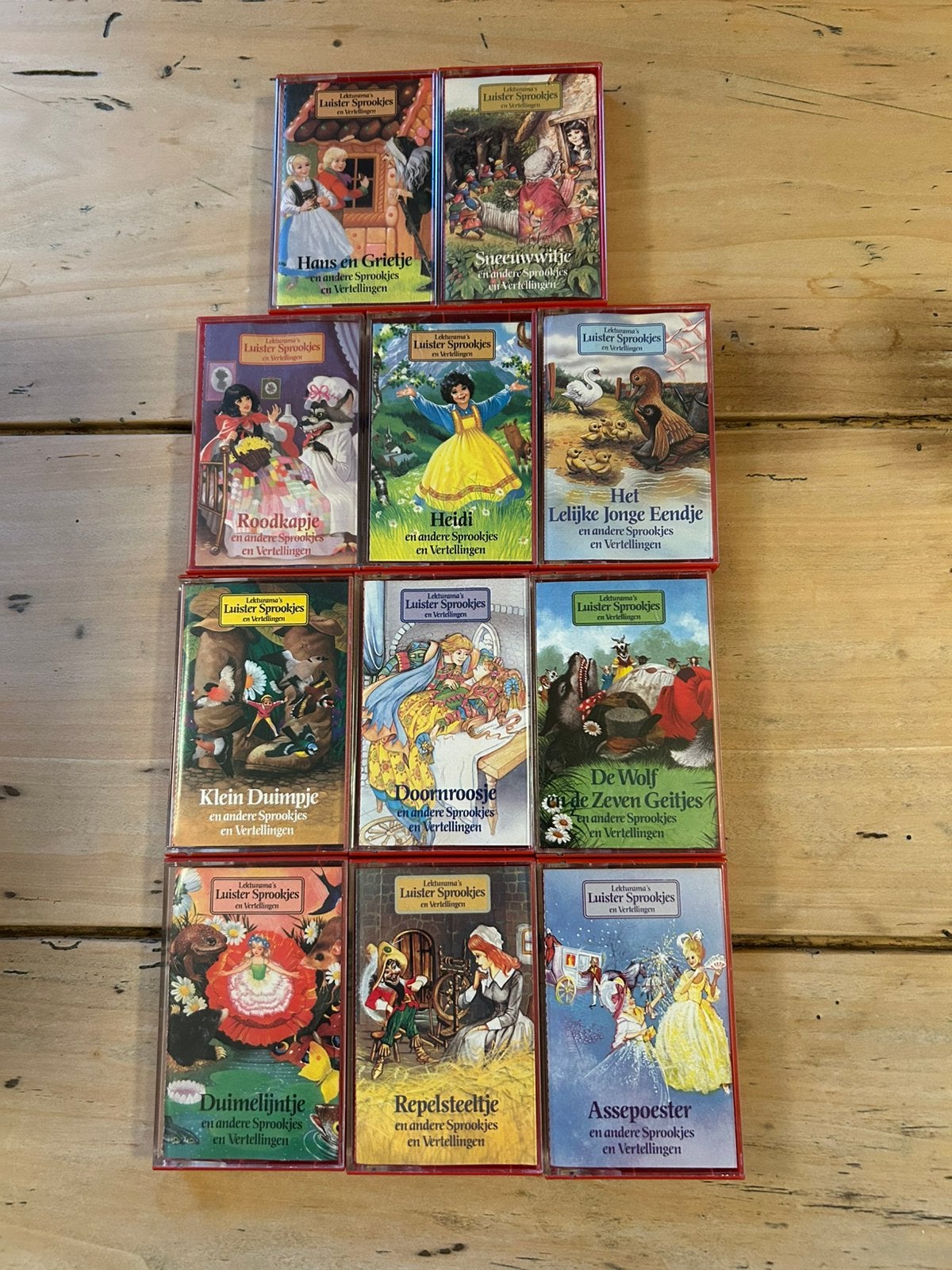 Lukturama’s luister sprookjes cassettes, Cd's en Dvd's, Gebruikt, 2 t/m 25 bandjes, Kinderen en Jeugd, Ophalen of Verzenden