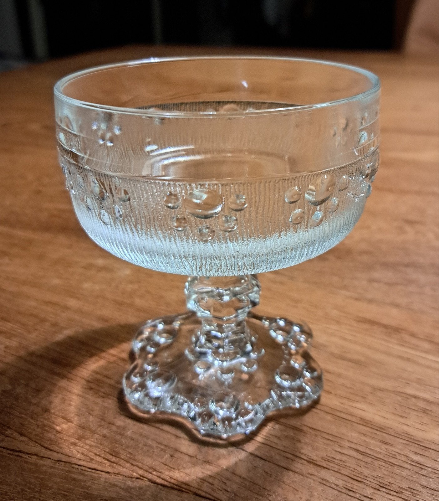 vintage dessertcoupes: 6 stuks, Ophalen, Zo goed als nieuw