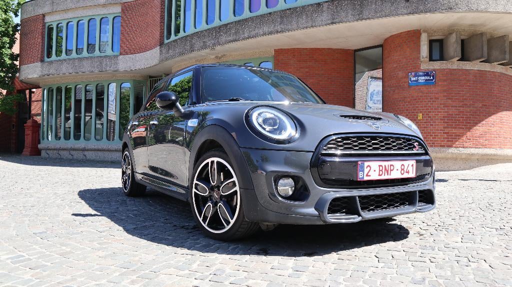 MINI COOPER S - FULL JCW PACK - MANUEEL, Autos, Mini, Cuir, Argent ou Gris, Euro 6, Boîte manuelle