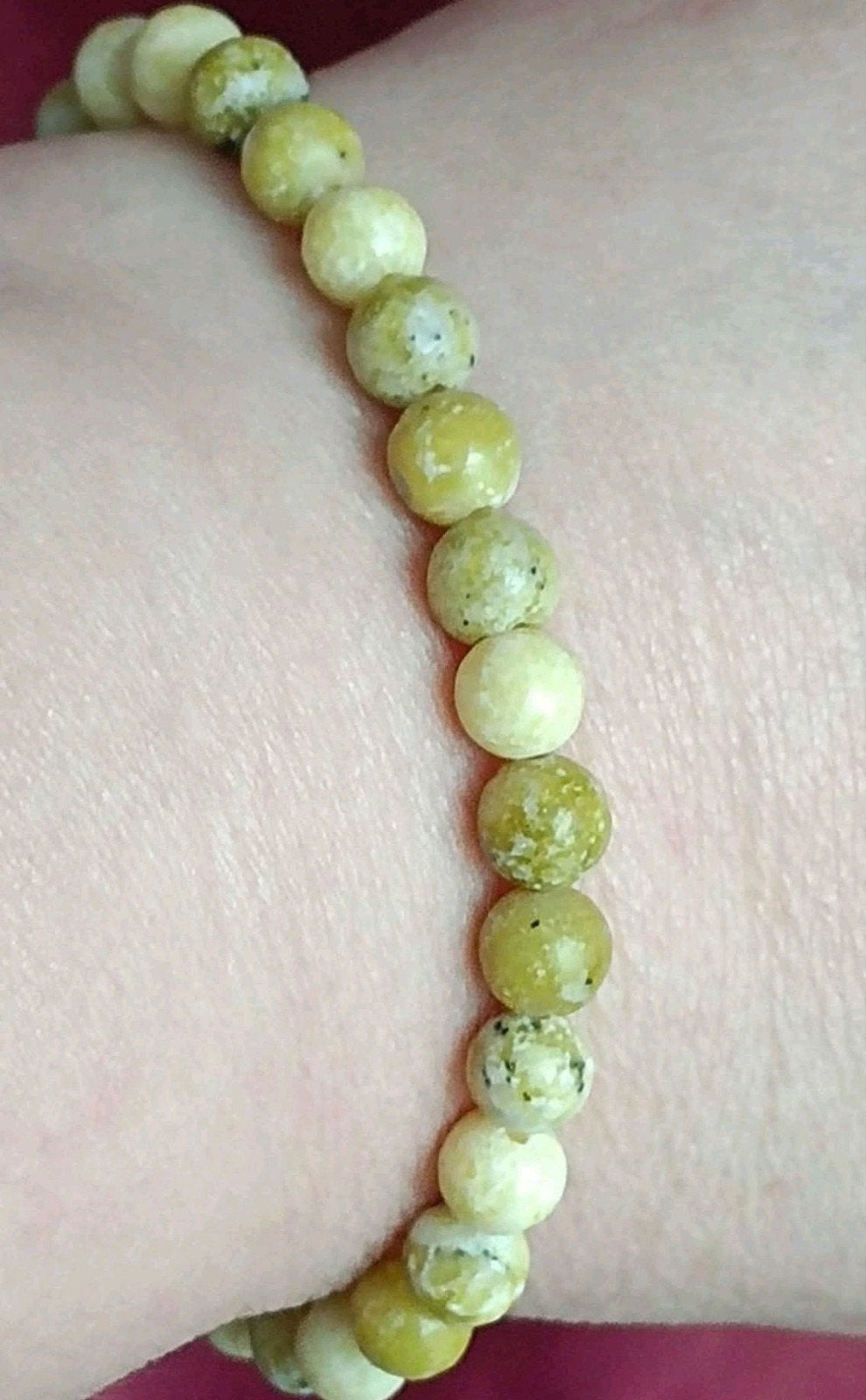 Elastische armband met natuurlijke turkooizen, Ophalen, Nieuw