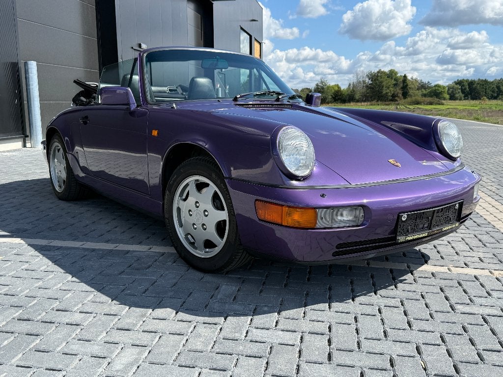 Porsche 964 Carrera 4 cabriolet couleur PTS, Cuir, Achat, Entreprise, Cabriolet