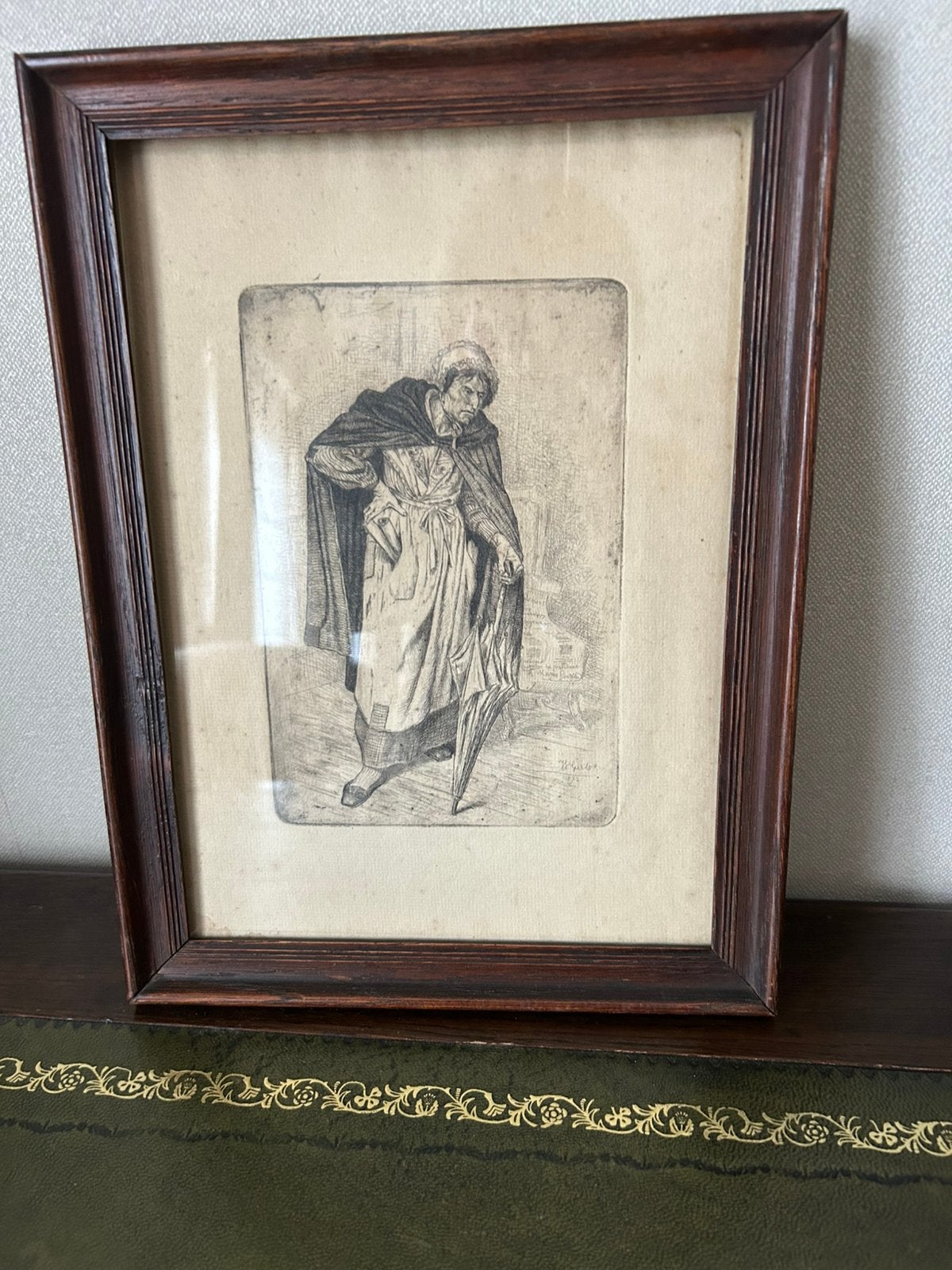 Pentekening, Enlèvement, Dessin à la plume