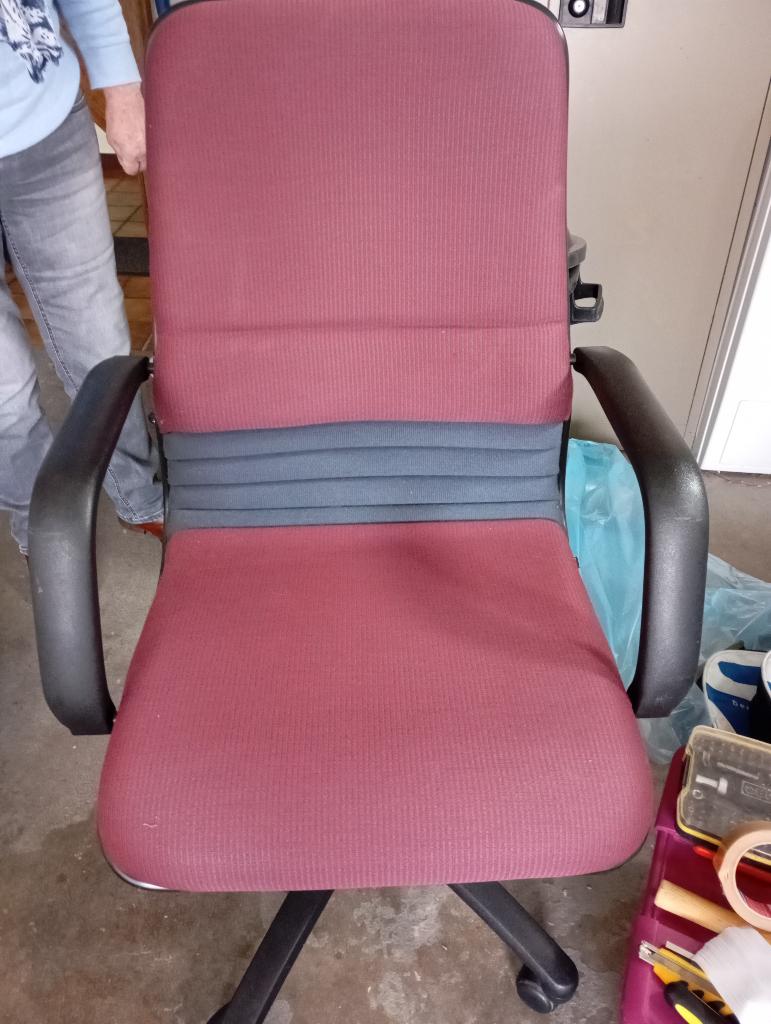 Chaise de bureau Drisag, Enlèvement, Utilisé, Rose, Chaise de bureau