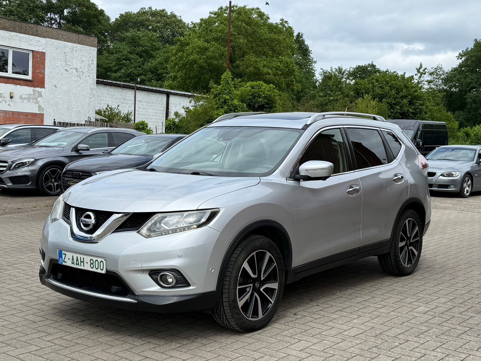 Nissan X-trail 1.6 turbo benzine 2017, Autos, Nissan, Cuir, Argent ou Gris, Achat, Euro 6