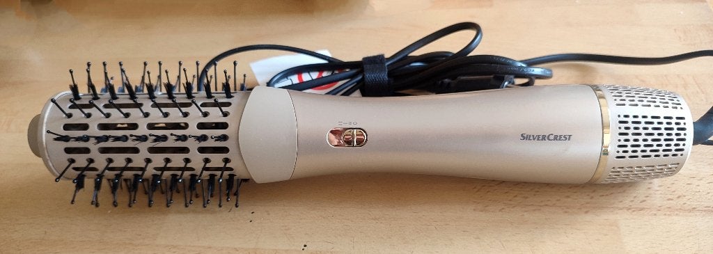 Silvercrest 1200W gouden verwarmings- en blaasborstel NIEUW, Ophalen of Verzenden, Nieuw, Haardroger