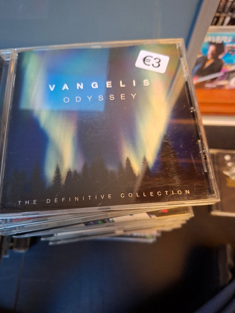 cd - vangelis - odyssey, Cd's en Dvd's, Cd's | Instrumentaal, Ophalen of Verzenden, Zo goed als nieuw, Verzamelalbum, Inclusief boekje