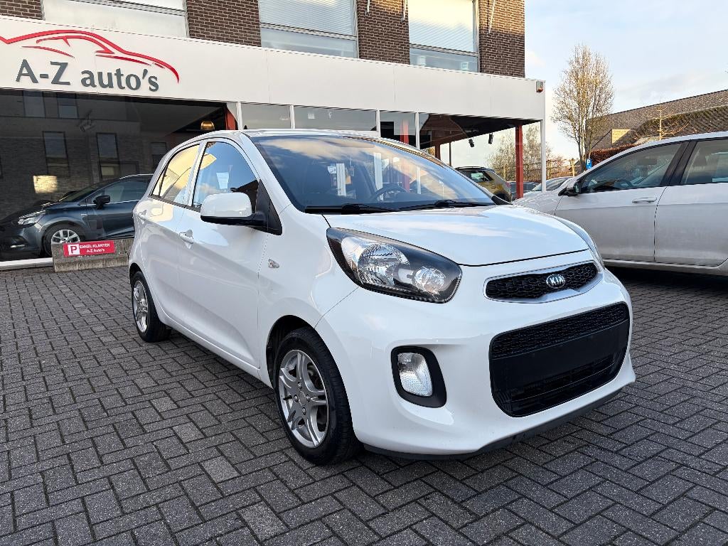 Kia Picanto benzine 1e eigenaar, Voorwielaandrijving, Stof, 48 kW, Wit