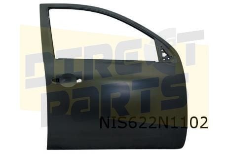 Nissan Micra K13 (11/10-4/17) Voorportier Rechts (te spuiten, Neuf, -, Porte, -