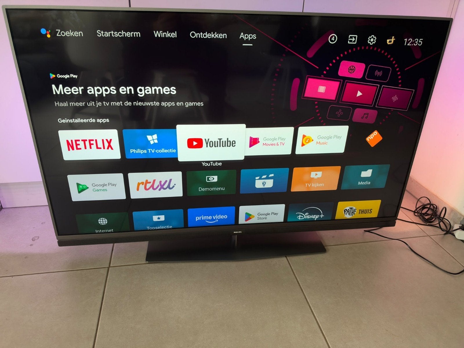 Philips 55 Inch Smart Tv met Built-in Soundbar, Enlèvement ou Envoi, 4k (UHD), Philips, Smart TV