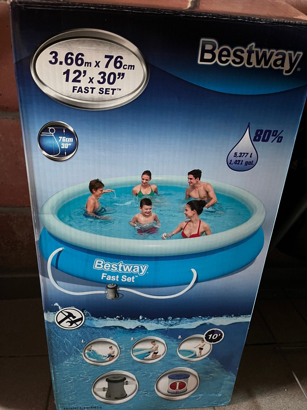 Zwembad bestway, Tuin en Terras, Zwembaden, Ophalen, Zo goed als nieuw