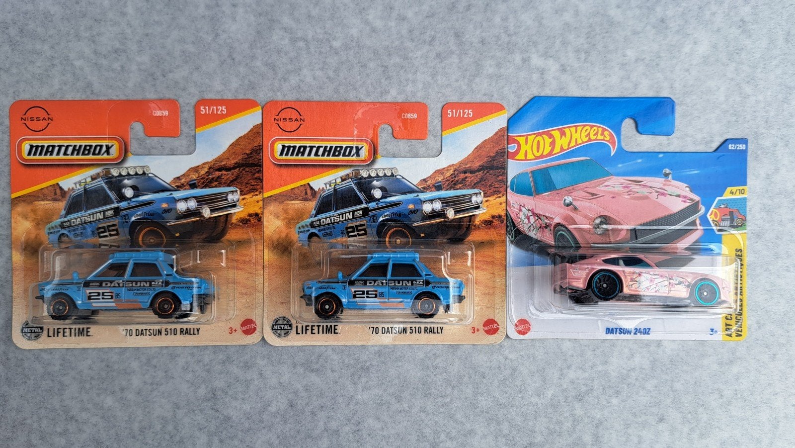 lot DATSUN hotwheels matchbox, Enlèvement ou Envoi, Comme neuf, Voiture