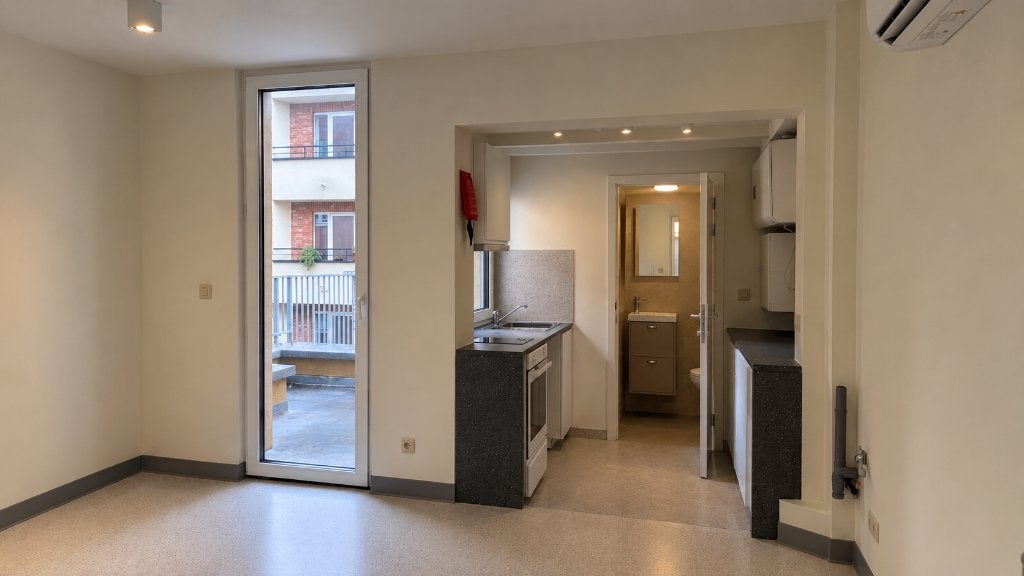 Energiezuinige STUDIO met terras en domicilieadres, Gent, Direct bij eigenaar, 1 kamers, Gent