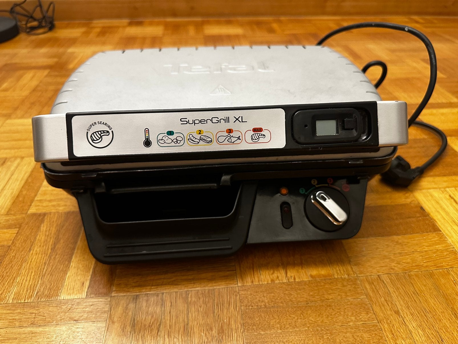 Tefal Grill Supergrill XL, Enlèvement, Plaques amovibles, Utilisé