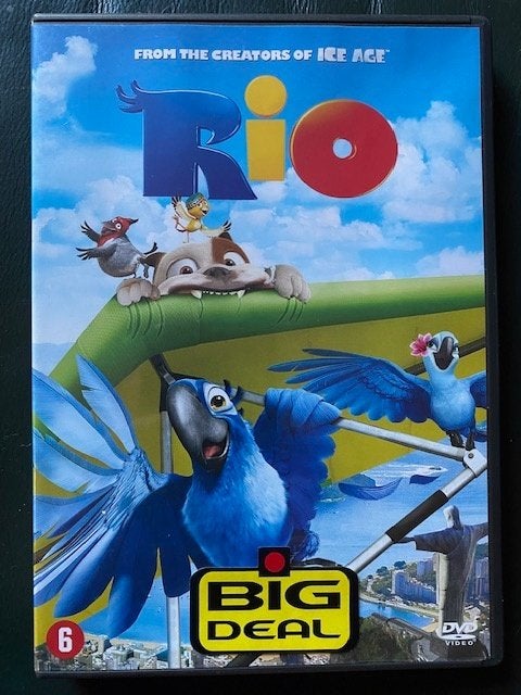 Rio   DVD  Nieuwstaat, Enlèvement ou Envoi, Dessin animé, Tous les âges, Comme neuf