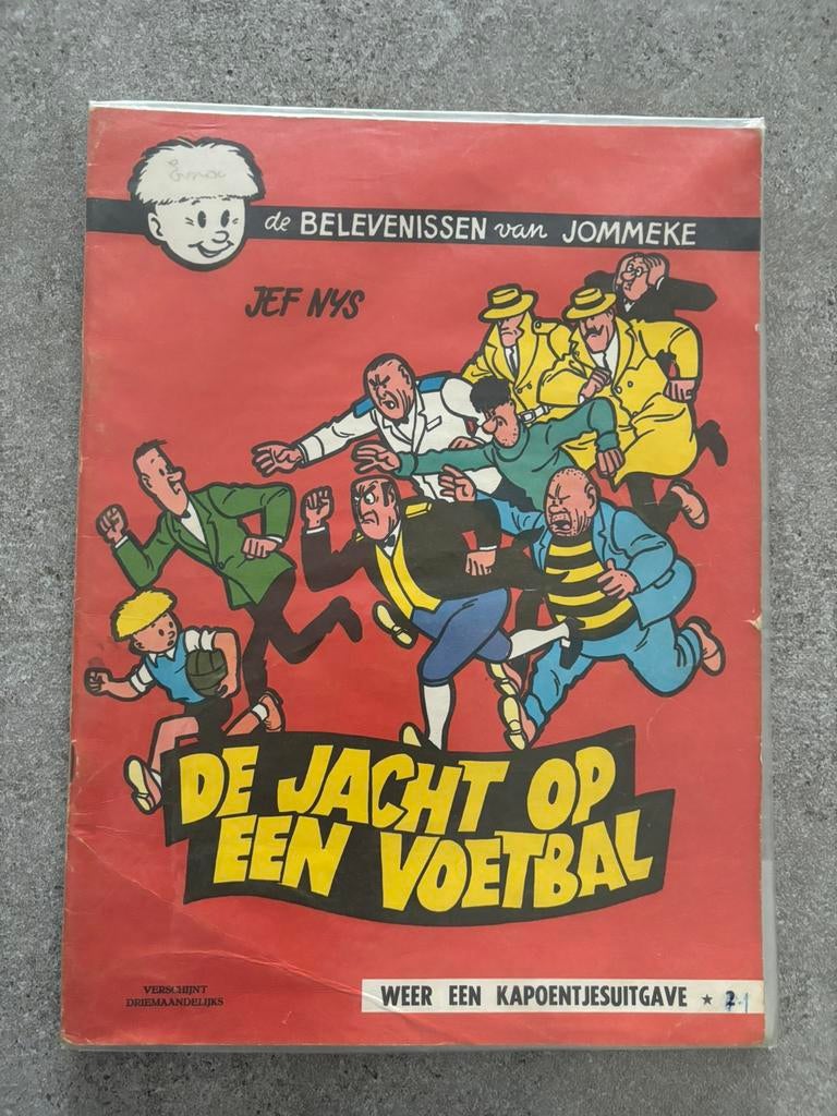 Oude strip Jommeke - De jacht op een voetbal, Boeken, Ophalen, Zo goed als nieuw