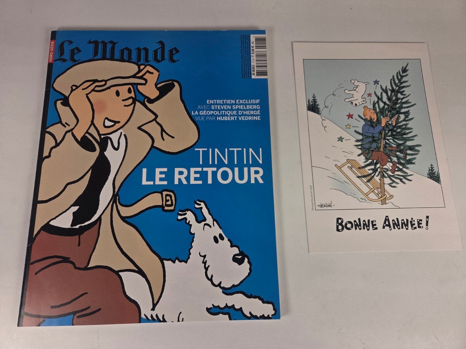 Tintin Hergé, Enlèvement ou Envoi