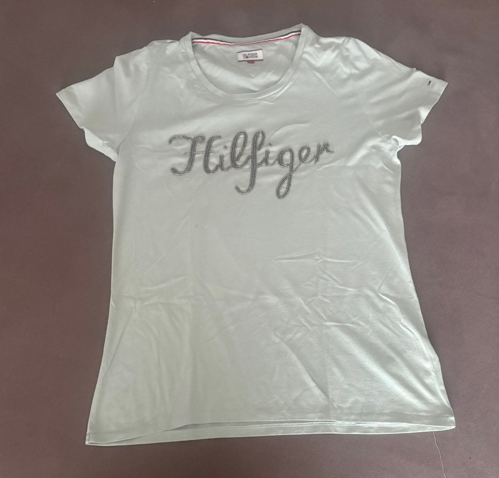 Tommy Hilfiger t-shirt, Ophalen of Verzenden, Zo goed als nieuw, Maat 38/40 (M)