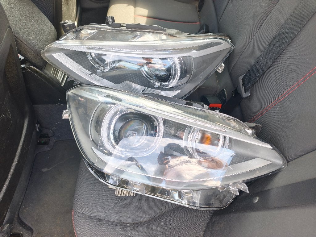 BMW f20 xenon/led angel eyes koplampen, Auto-onderdelen, Ophalen, Gebruikt, BMW