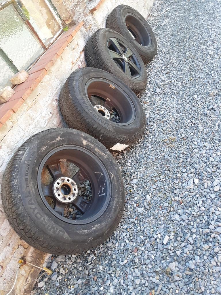 4xwinter Banden en velgen vanop een hyundai tucson 5x114.3, Auto-onderdelen, Banden en Velgen, Ophalen, Overige, Gebruikt, Overige