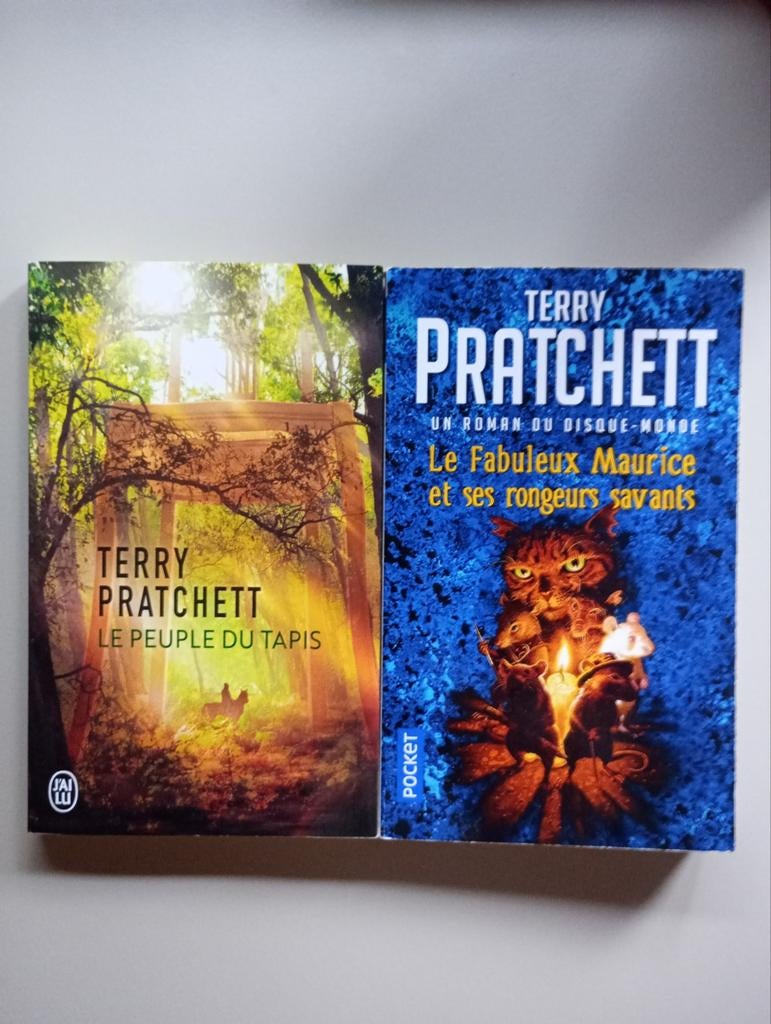 2 romans du genre fantastique de Terry Pratchett, Livres, Enlèvement, Comme neuf, Terry Pratchett