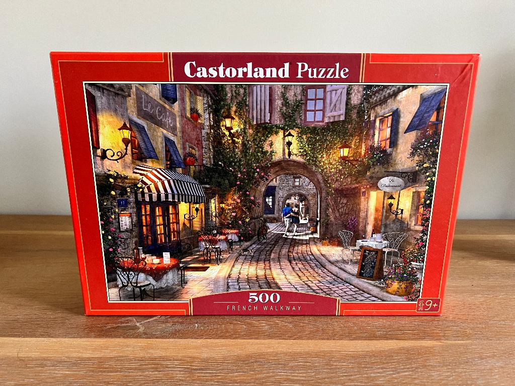 Puzzle Castorland - Passerelle française, Enlèvement ou Envoi, 500 à 1500 pièces, Comme neuf, Puzzle