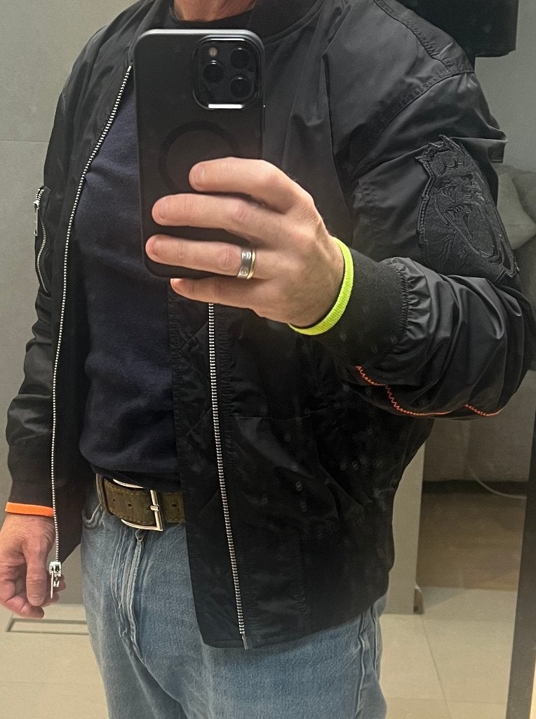 Bomberjack, Kleding | Heren, Maat 48/50 (M), Zwart, Ophalen of Verzenden, Zo goed als nieuw