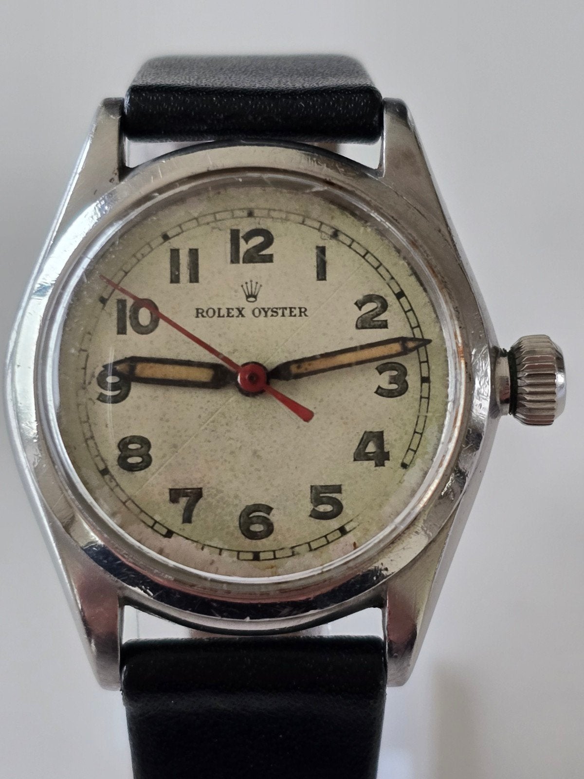 Rolex Oyster Royal vintage horloge, Handtassen en Accessoires, Overige merken, Staal, Met bandje, Polshorloge