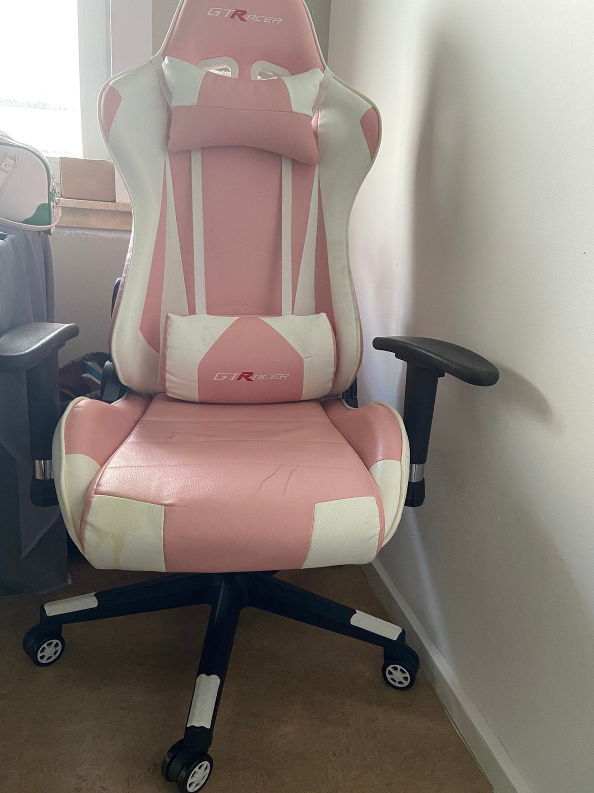 Bureaustoel voor Gaming, Huis en Inrichting, Bureaustoelen, Ophalen, Gebruikt, Roze, Gaming bureaustoel