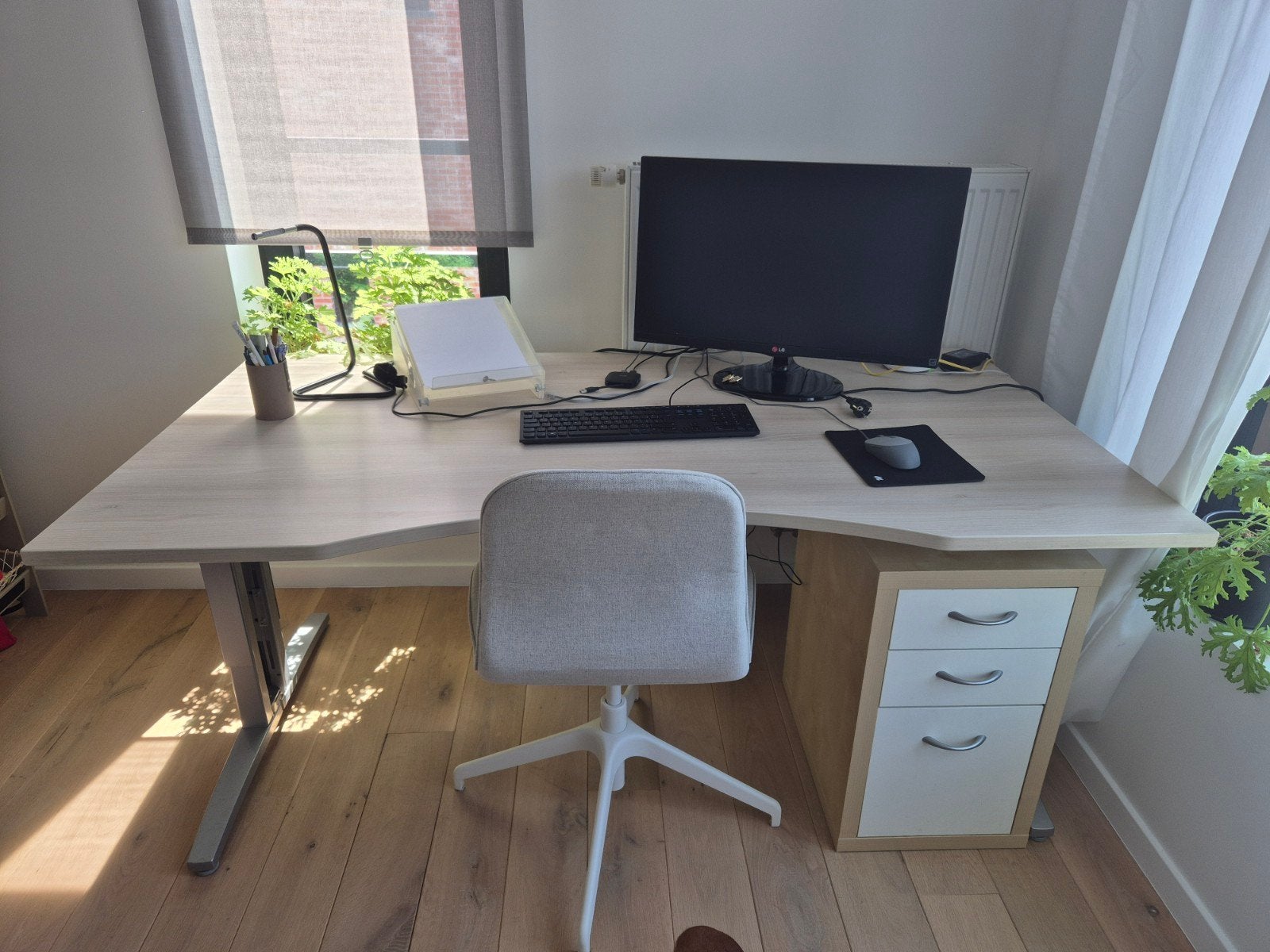 Bureau (hoogte verstelbaar), 90 cm, 170 cm, Enlèvement, Utilisé