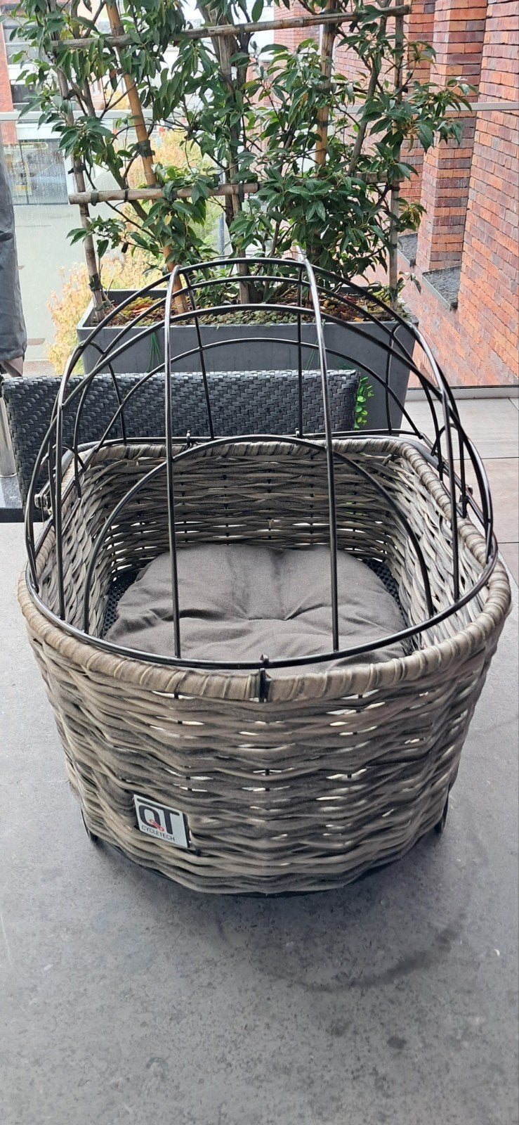 hondenmand voor fiets, Fietsen en Brommers, Ophalen, Zo goed als nieuw, Fietsmand, Cycletech