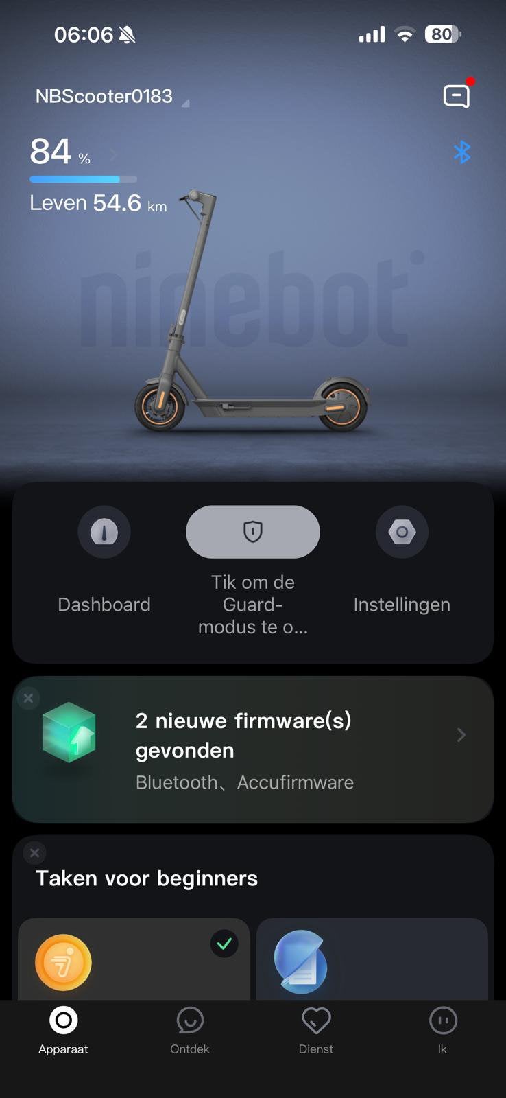 Ninebot g30 max, Enlèvement, Comme neuf, Step électrique (E-scooter)