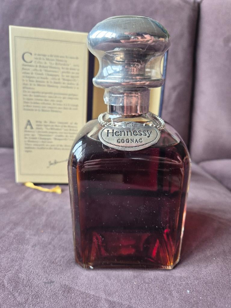 Hennessy Library Silver - met doos - Cognac - 70cl, Verzamelen, Ophalen, Nieuw
