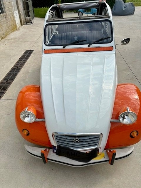 2CV Citröen, Auto's, Voorwielaandrijving, 22 kW, Zwart, Wit