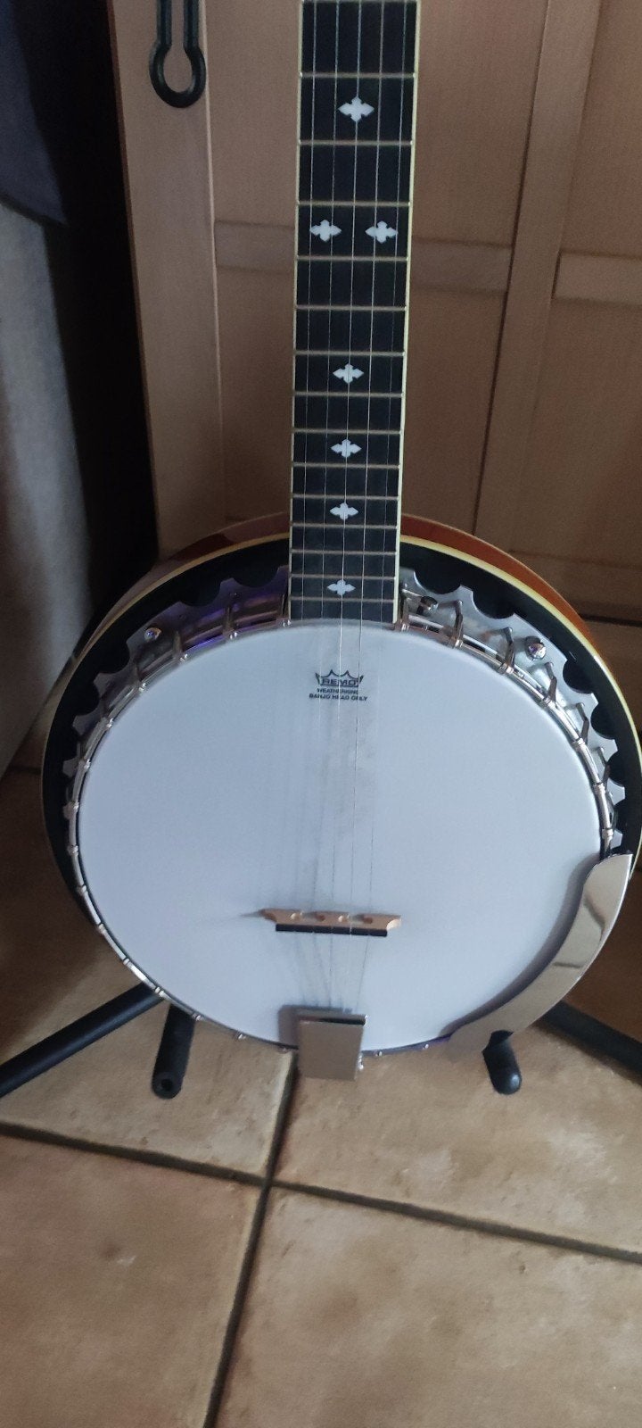 Stagg banjo te koop,lh, Ophalen, Zo goed als nieuw, 5-snarige of Bluegrassbanjo