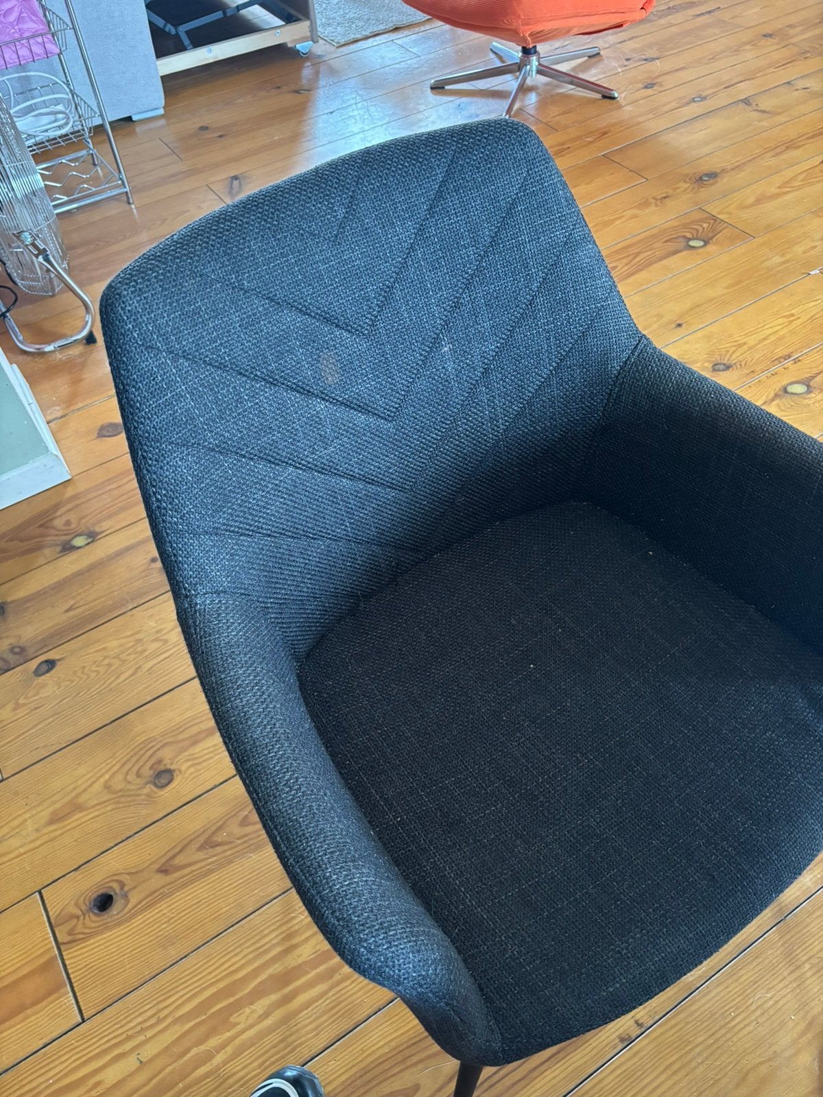 Lot de 4 chaises a vendre, Maison & Meubles, Enlèvement, Utilisé, Bleu, Quatre