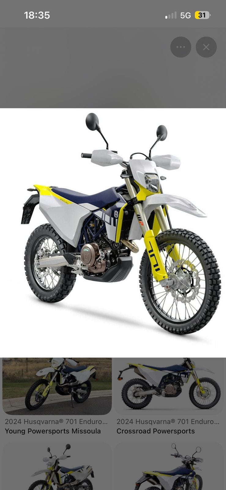 Husqvarna 701 project GEZOCHT ‼️, Ophalen, Zo goed als nieuw