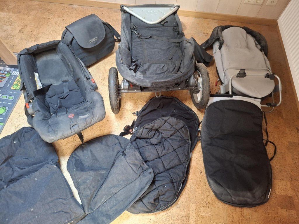 poussette tout terrain, Enfants & Bébés, Buggys, Utilisé, Autres marques, Couverture pieds, Enlèvement