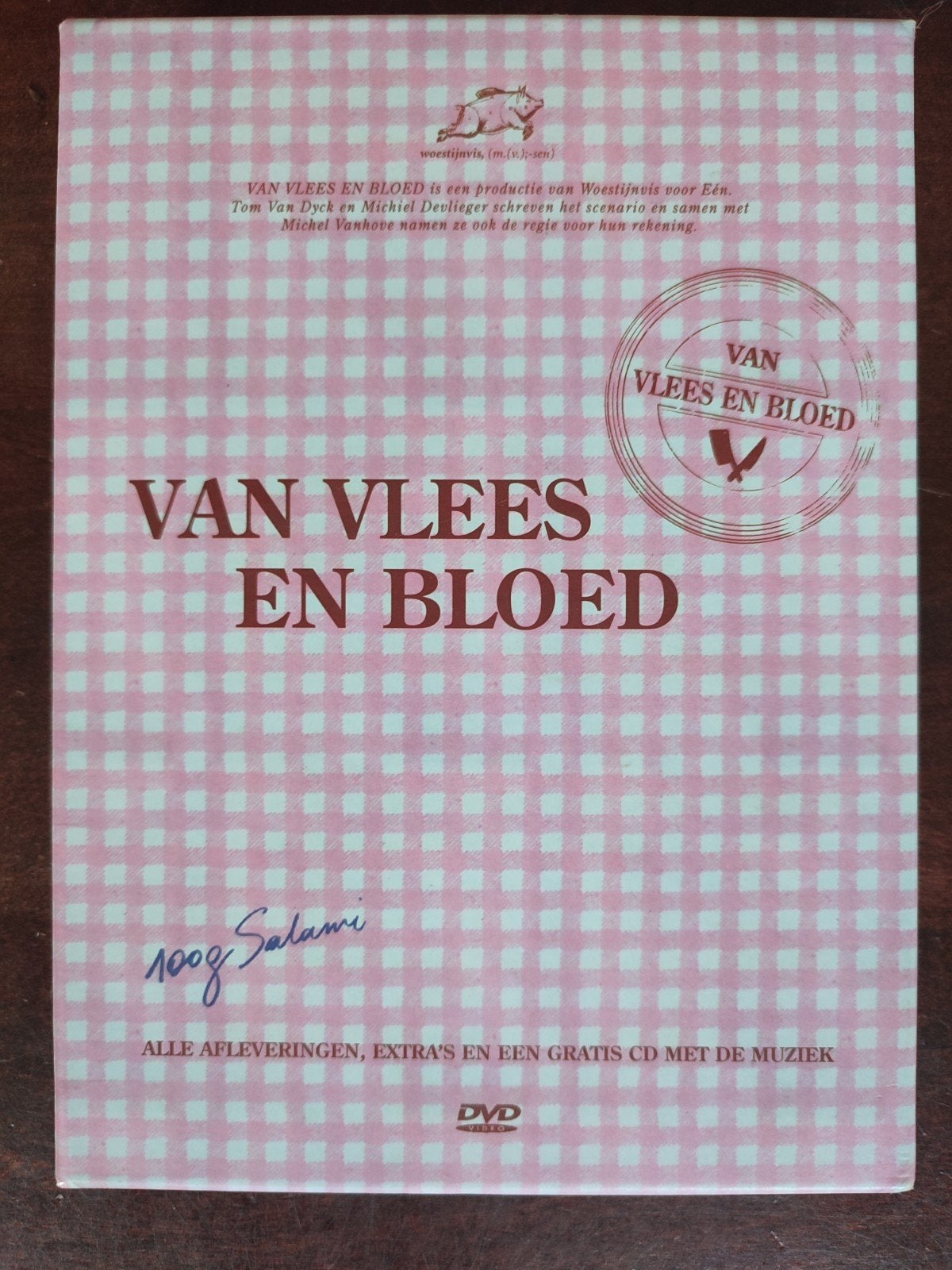 3-DVD + CDbox : VAN VLEES EN BLOED  (WOESTIJNVIS - EEN), Cd's en Dvd's, Dvd's | Tv en Series, Ophalen of Verzenden, Zo goed als nieuw
