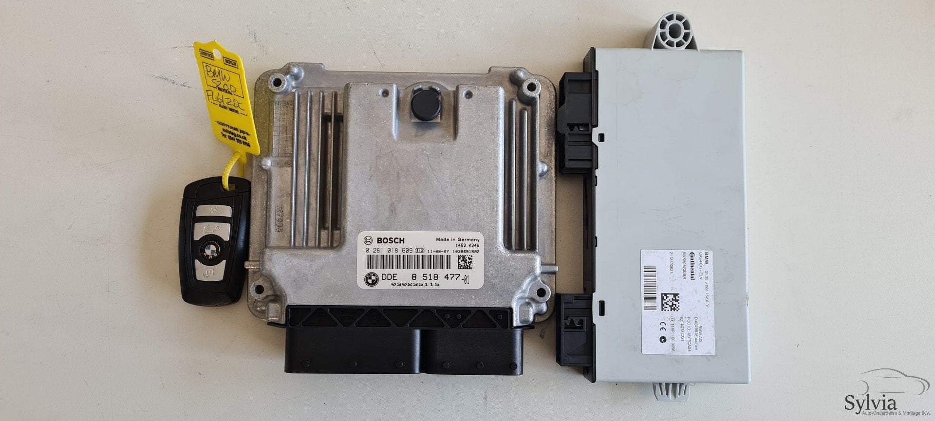 Startset ECU + Contactslot BMW 5 Serie F10 F11 520D motorcod, -, Utilisé, -, -
