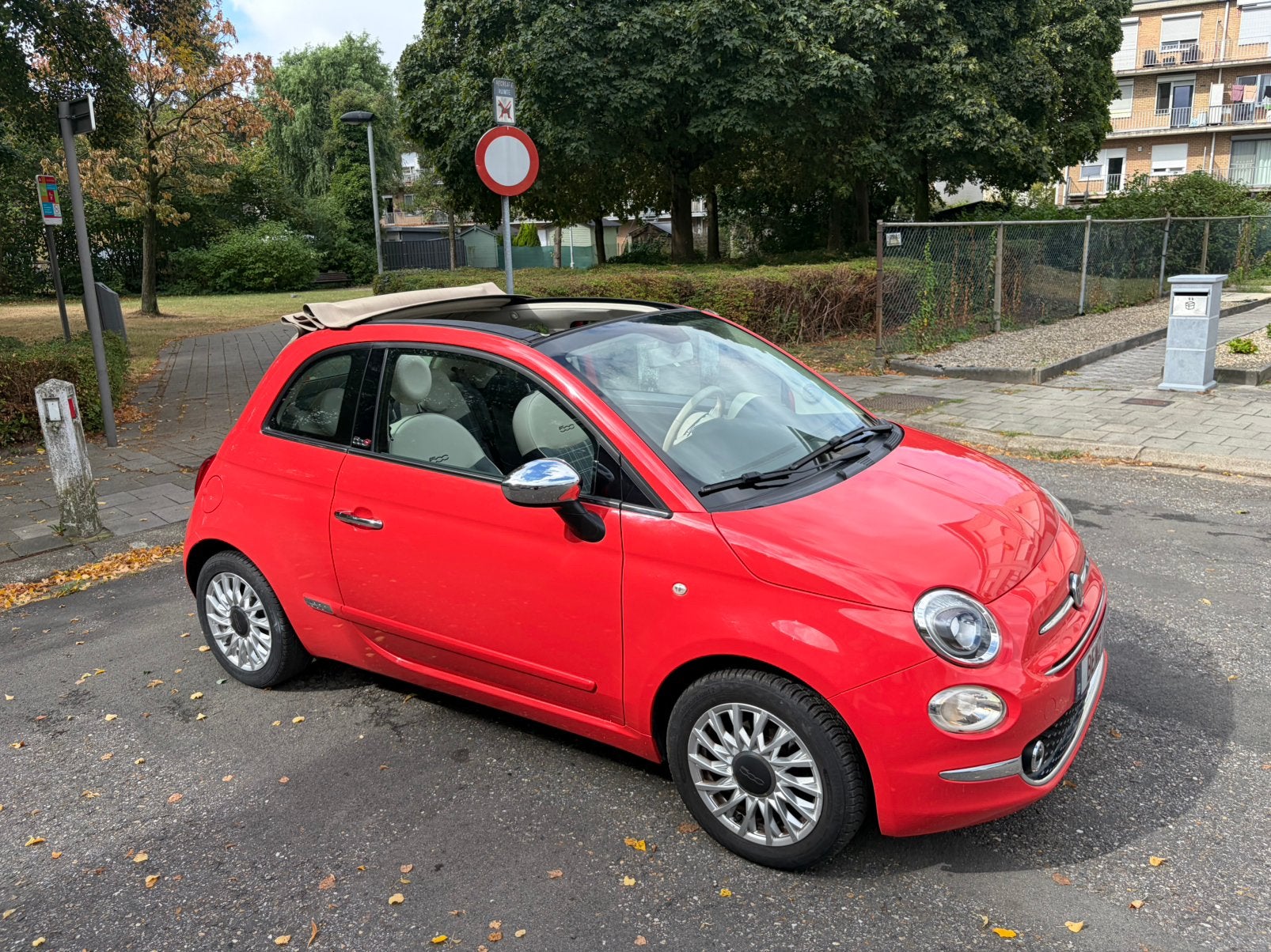 Fiat 500 Cabrio 1.2 benz 88000 km 2015 Carplay garantie, Autos, Essai à domicile, Achat, Euro 6, Garantie prolongée