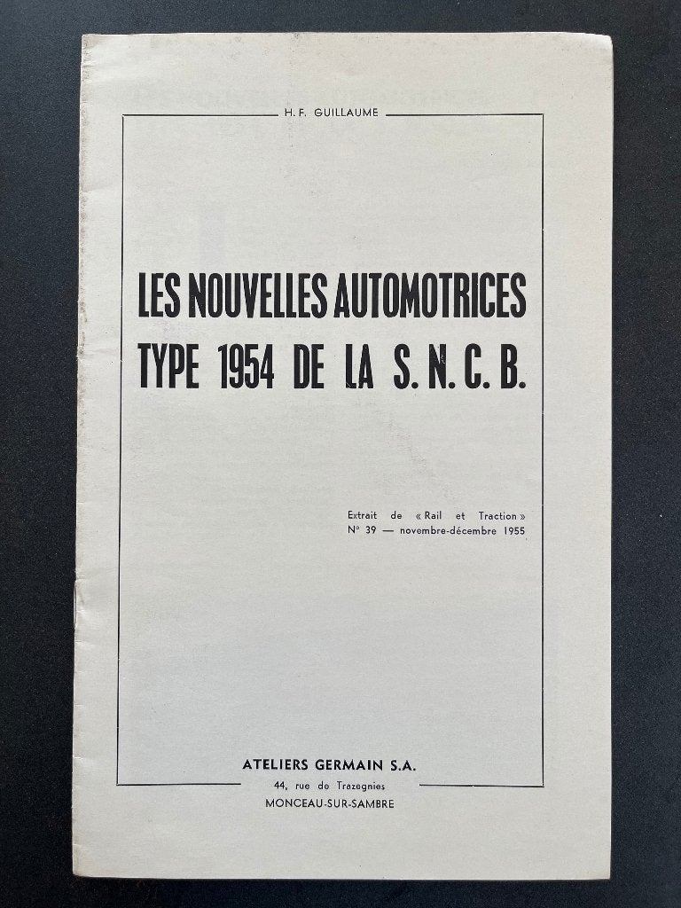 Les nouvelles automotrices type 1954 de la SNCB, Enlèvement ou Envoi, Utilisé, Train