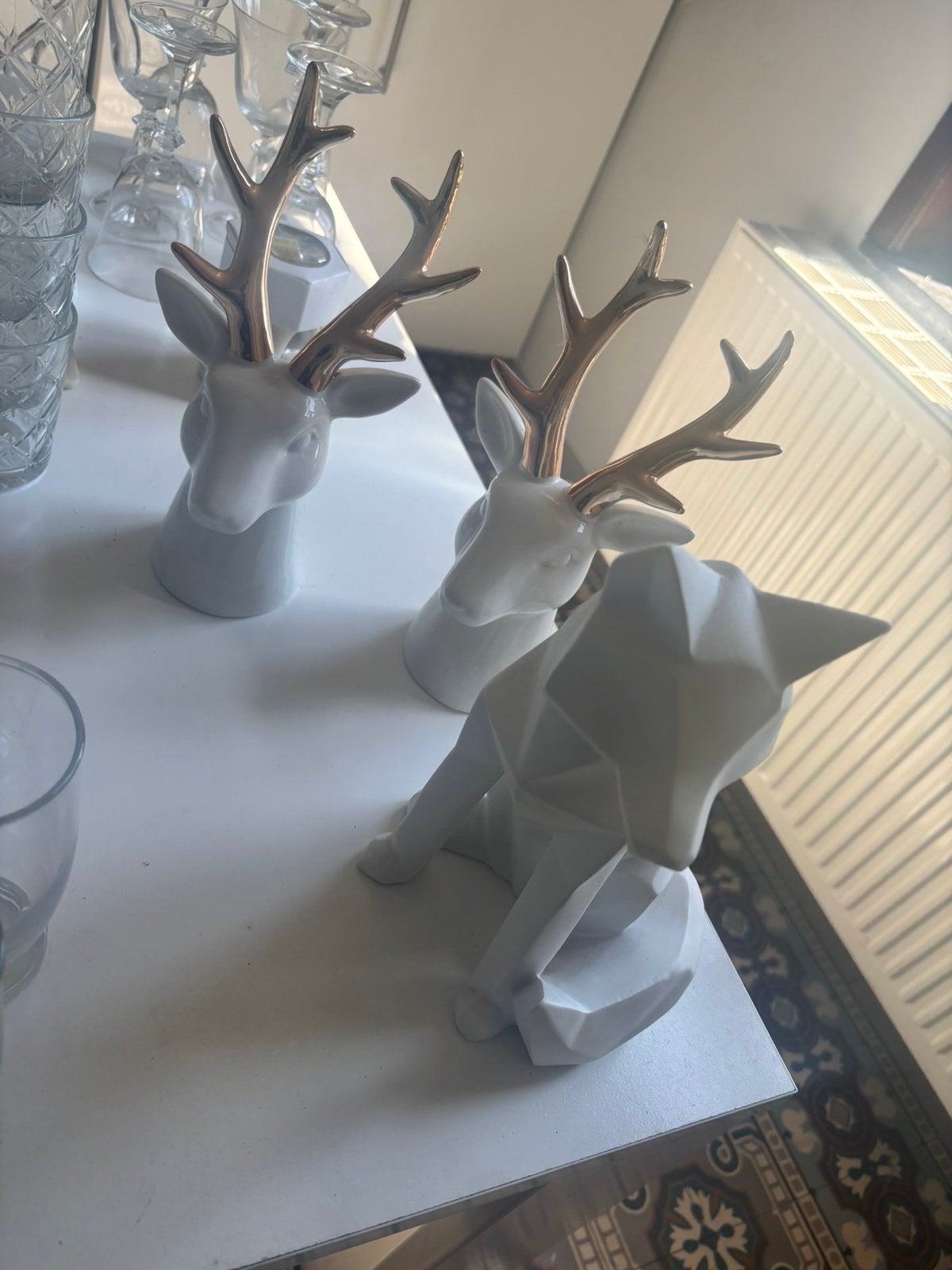 Décoration renard et têtes de Cerf, Maison & Meubles, Accessoires pour la Maison | Décorations murale, Autres styles, Enlèvement ou Envoi