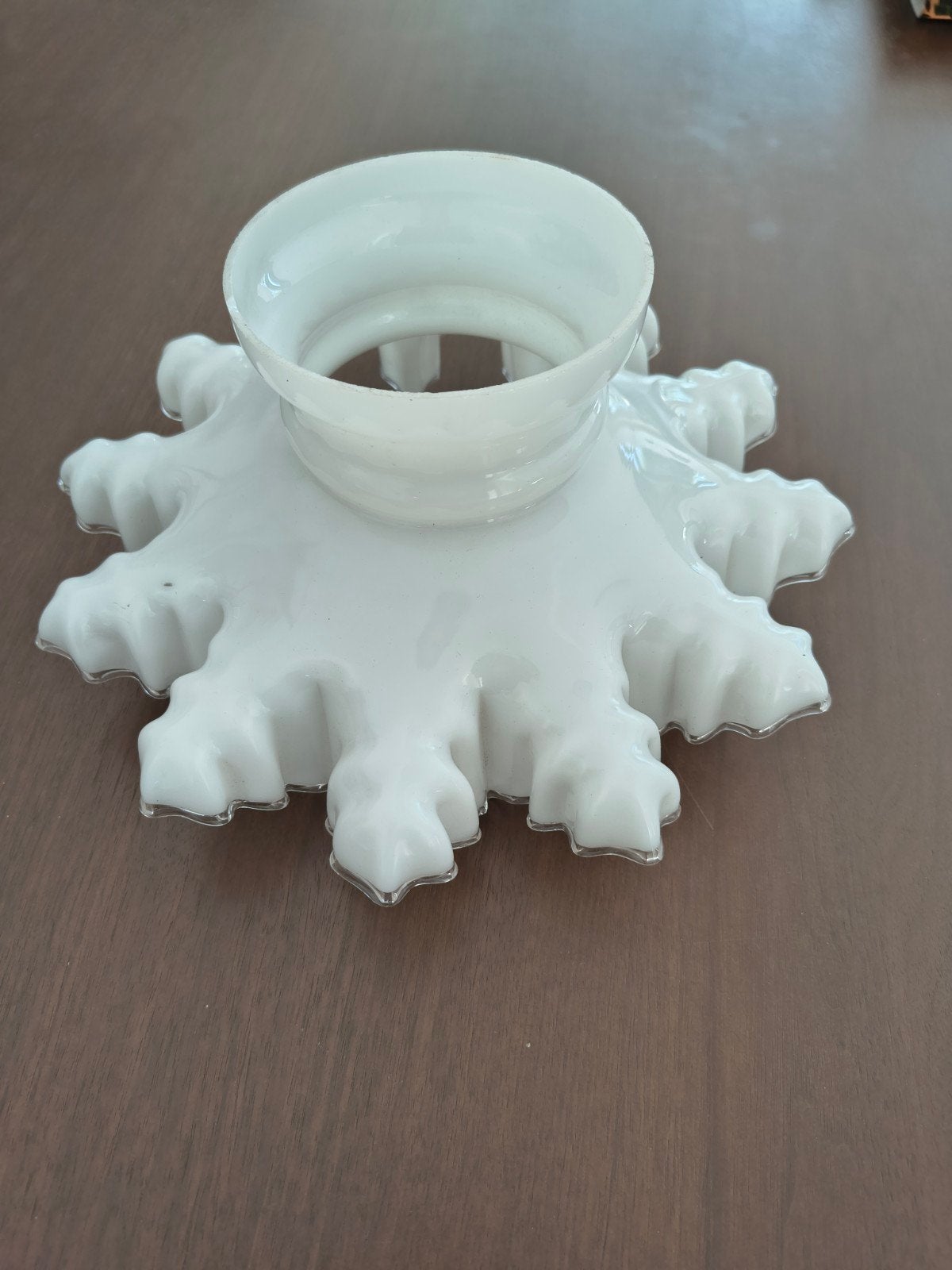 lampenkap in de vorm van een sneeuwvlok, Antiek en Kunst, Ophalen of Verzenden