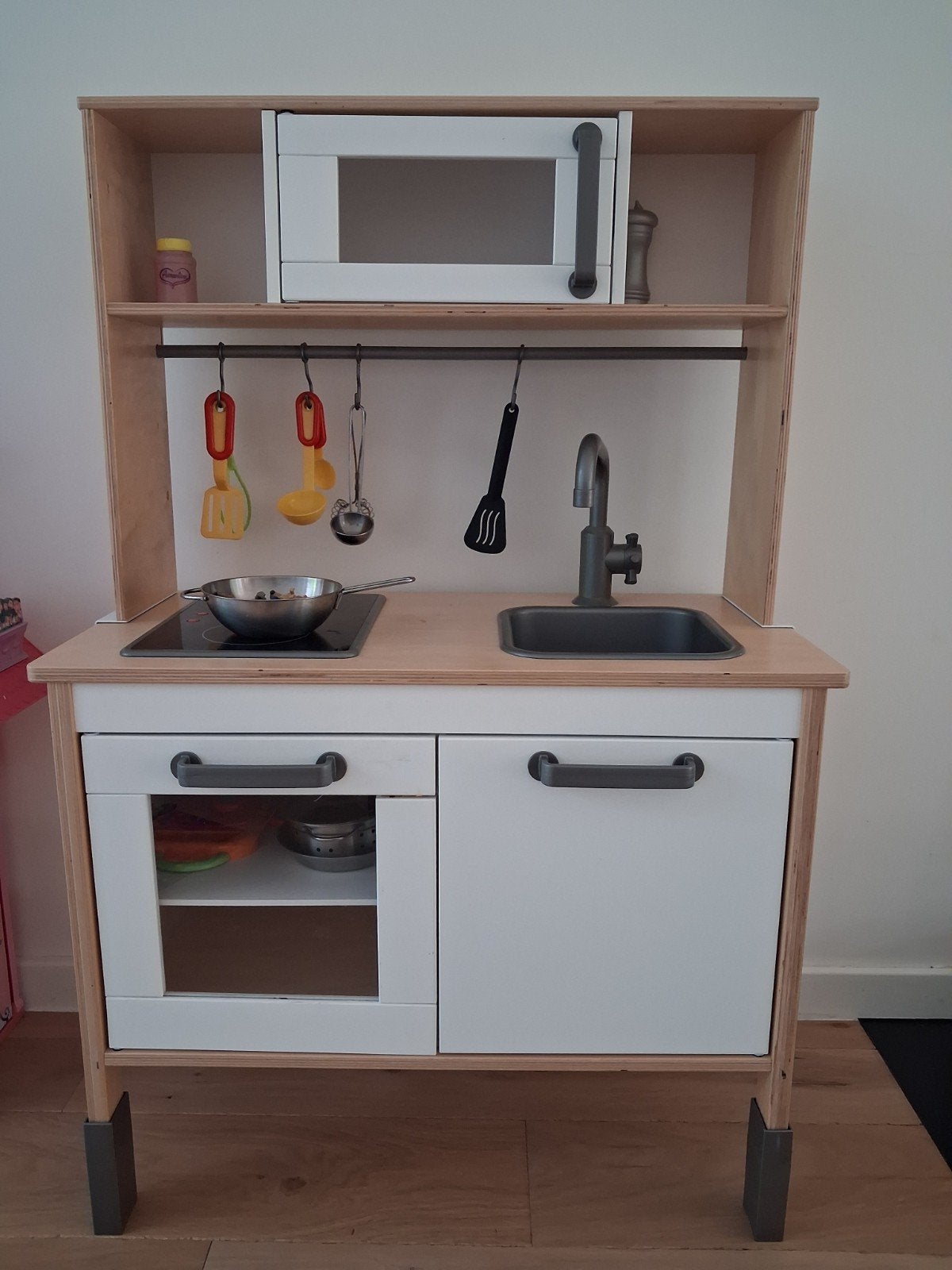 cuisine enfant avec accessoires, Enlèvement, Utilisé, Plastique, Jouer à la cuisine