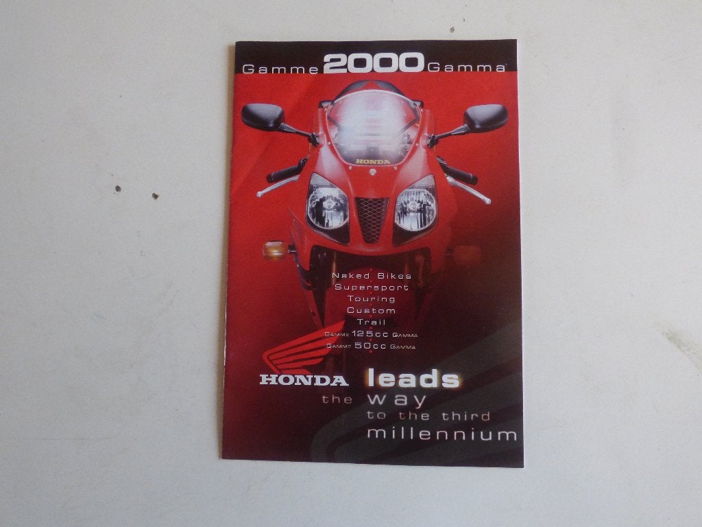 HONDA FOLDER MODÈLES 2000, Motos, Enlèvement ou Envoi, Honda