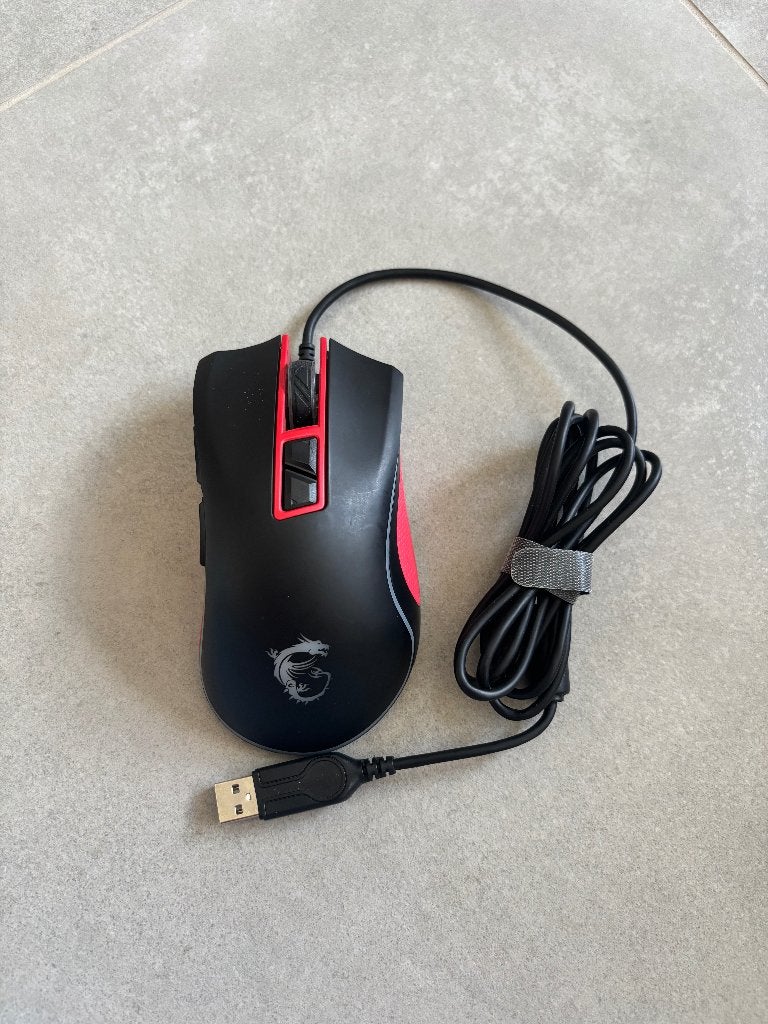 Souris gaming MSI noire, Neuf, Souris, MSI, Enlèvement ou Envoi