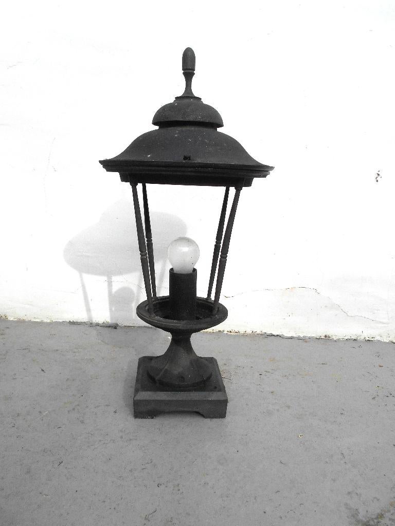 ancienne lampe lanterne exterieure electrique, Ophalen